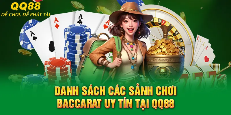 Danh sách các sảnh chơi Baccarat uy tín tại QQ88